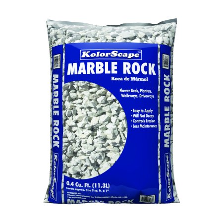 WHITE MEDIUM MARBLE ROCK